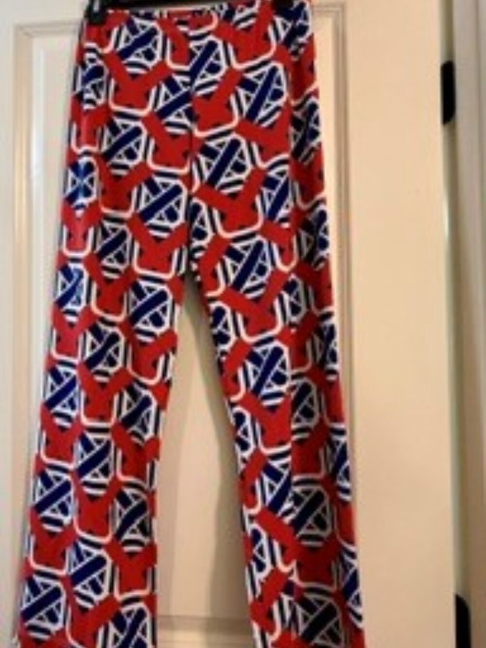 Red, White and Blue flair pants